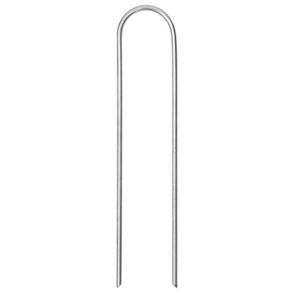 Στηρίγματα Εδάφους Σχήμα U 25 τεμ. 15x3,5 εκ. Γαλβαν. Ατσάλι