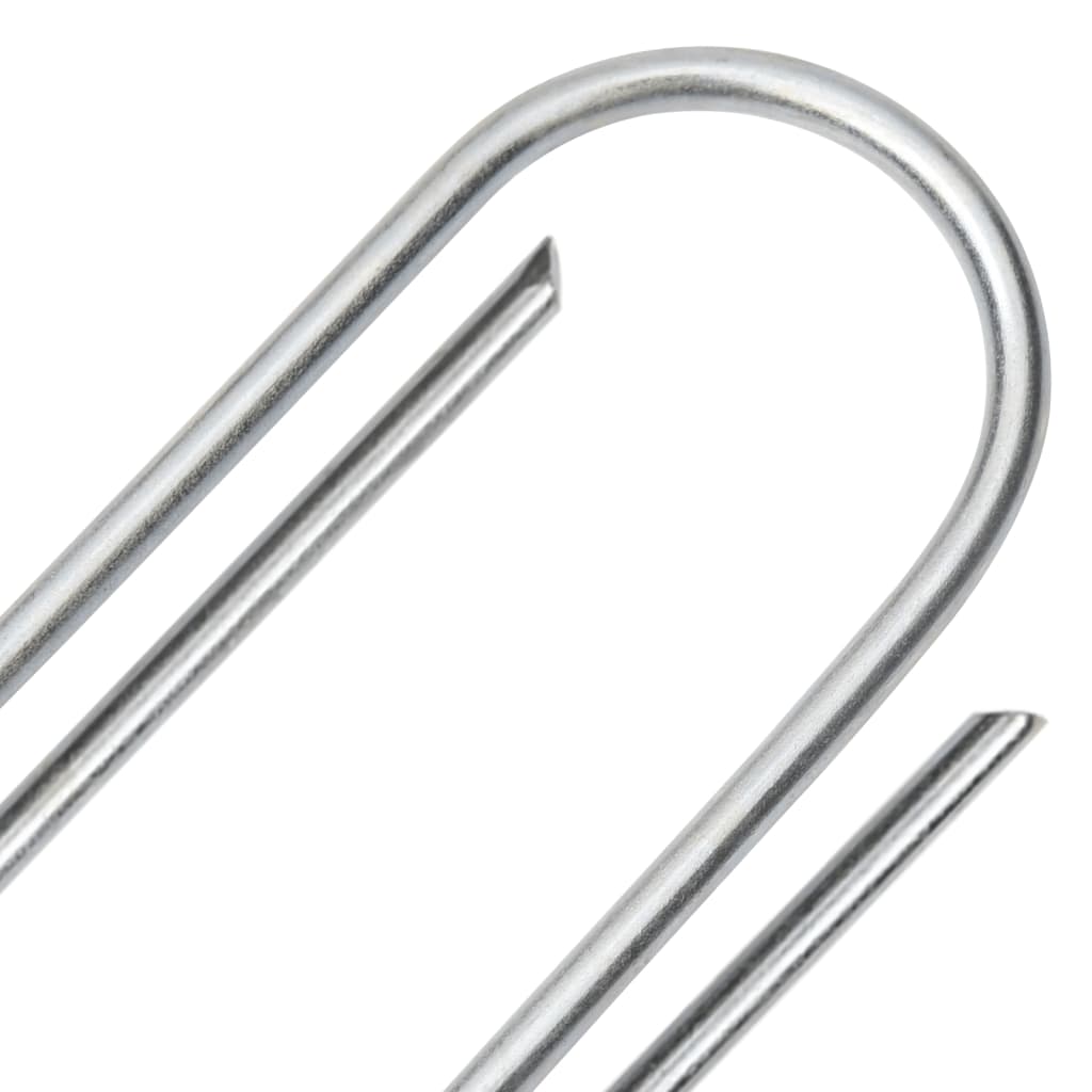 Στηρίγματα Εδάφους Σχήμα U 25 τεμ. 15x3,5 εκ. Γαλβαν. Ατσάλι