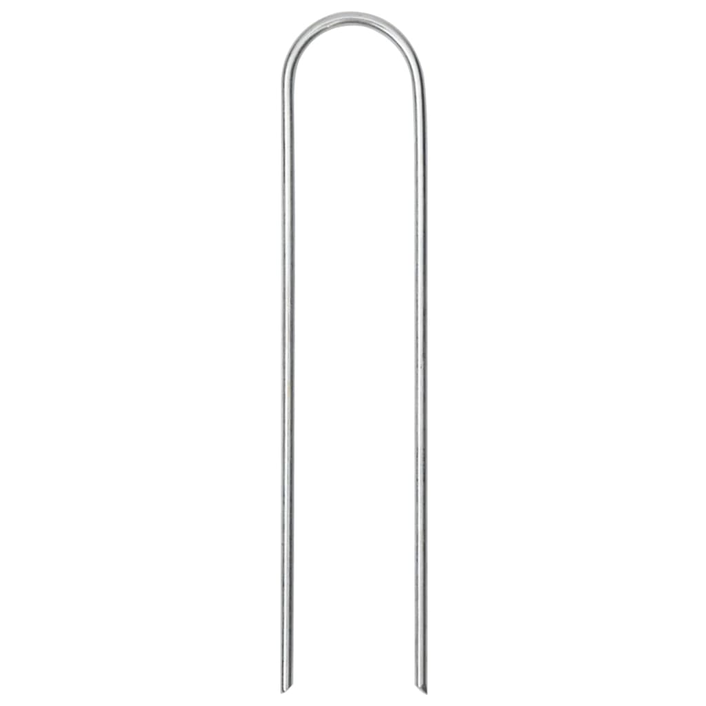 Στηρίγματα Εδάφους Σχήμα U 50 τεμ. 15x3,5 εκ. Γαλβαν. Ατσάλι - Pakobazaar