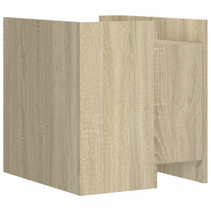 Κομοδίνο Sonoma Δρυς 45x50x50 εκ. από Επεξεργασμένο Ξύλο