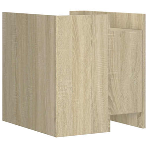 Κομοδίνο Sonoma Δρυς 45x50x50 εκ. από Επεξεργασμένο Ξύλο