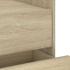 Κομοδίνο Sonoma Δρυς 45x50x50 εκ. από Επεξεργασμένο Ξύλο
