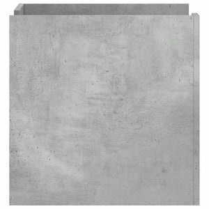 Κομοδίνο Γκρι Σκυροδ. 45x50x50 εκ. από Επεξεργασμένο Ξύλο - Pakobazaar
