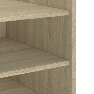 Κομοδίνο Sonoma Δρυς 45x50x50 εκ. από Επεξεργασμένο Ξύλο