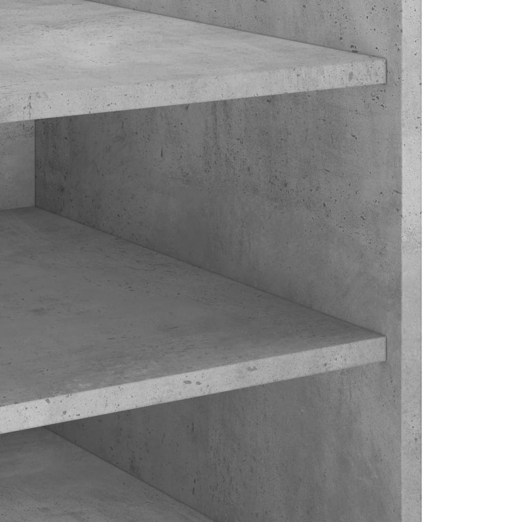 Κομοδίνο Γκρι Σκυροδ. 45x50x50 εκ. από Επεξεργασμένο Ξύλο