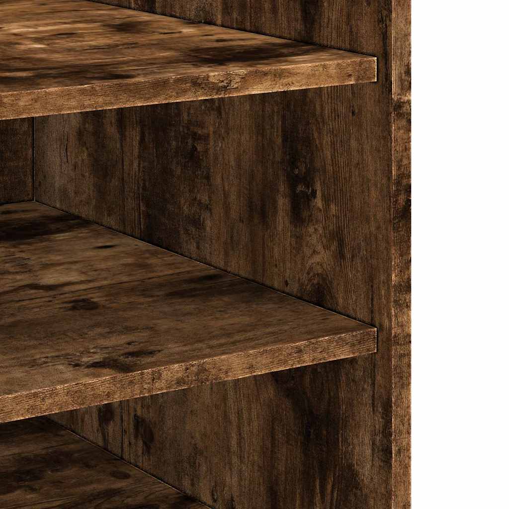 Κομοδίνο Καπνιστή Δρυς 45x50x50 εκ. από Επεξεργασμένο Ξύλο