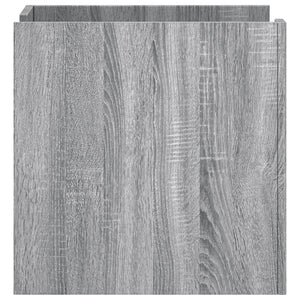 Κομοδίνο Sonoma Γκρι 45x50x50 εκ. από Επεξεργασμένο Ξύλο