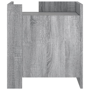 Κομοδίνο Sonoma Γκρι 45x50x50 εκ. από Επεξεργασμένο Ξύλο