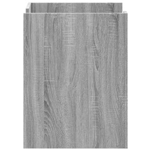 Κομοδίνο Γκρι Sonoma 45x50x65 εκ. από Επεξεργασμένο Ξύλο
