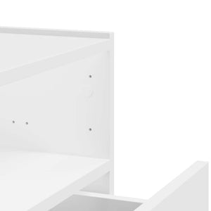 Κομοδίνο Επιτοίχιο Λευκά 45x30x35 εκ.