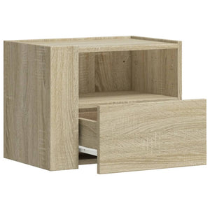 Κομοδίνα Επιτοίχιο Sonoma Δρυς 45x30x35 εκ.