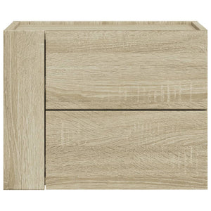 Κομοδίνα Επιτοίχιο Sonoma Δρυς 45x30x35 εκ.
