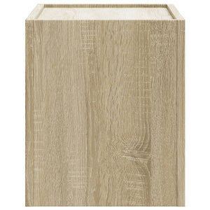 Κομοδίνα Επιτοίχια 2 τεμ. Sonoma Δρυς 45x30x35 εκ. - Pakobazaar