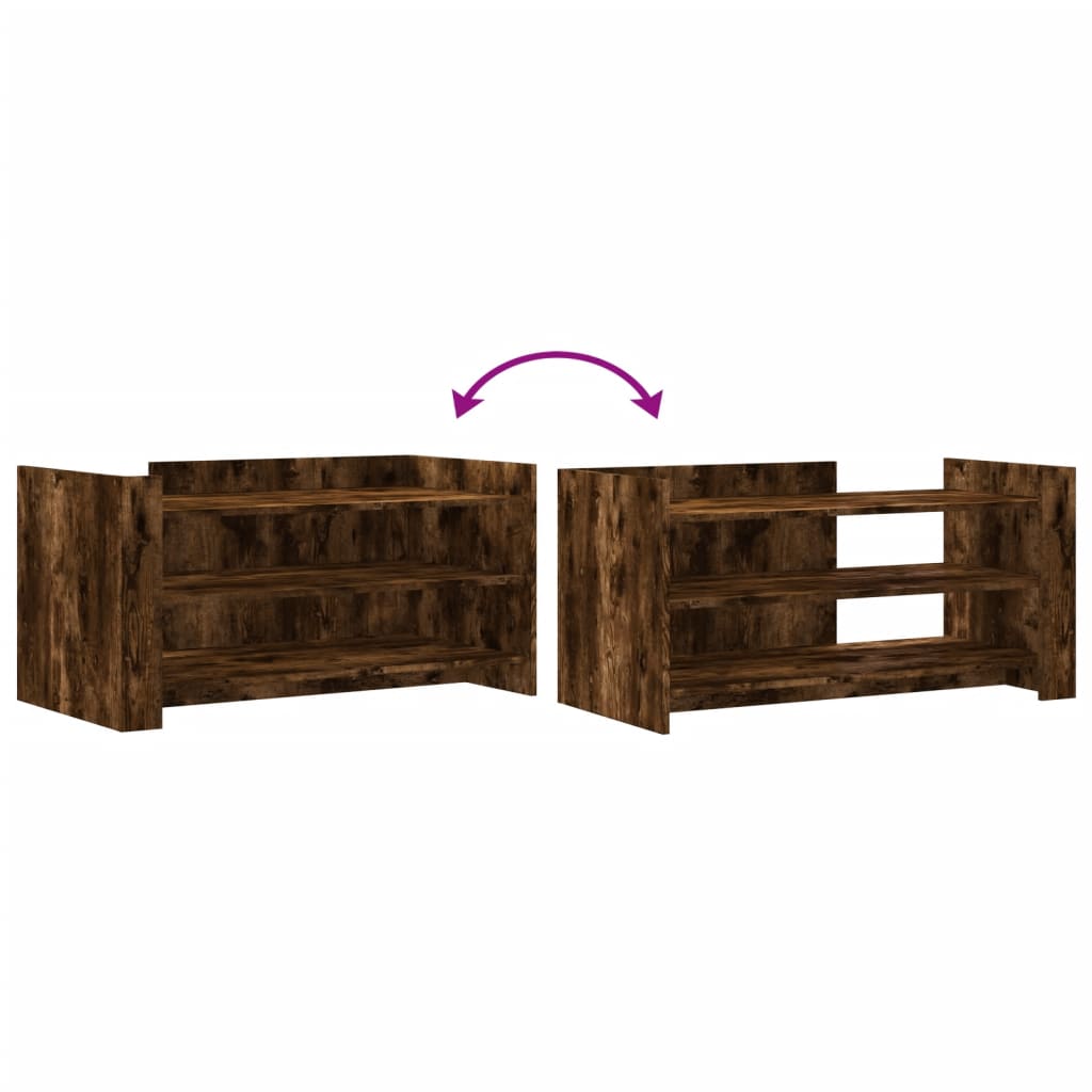 Τραπεζάκι Σαλονιού Sonoma Δρυς 100x50x50 εκ. Επεξεργ. Ξύλο