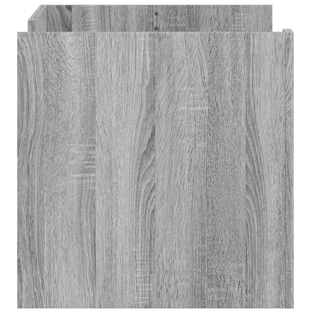 Τραπεζάκι Σαλονιού Γκρι Sonoma 80x50x50 εκ. Επεξεργασμένο Ξύλο