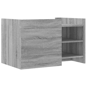 Τραπεζάκι Σαλονιού Γκρι Sonoma 80x50x50 εκ. Επεξεργασμένο Ξύλο