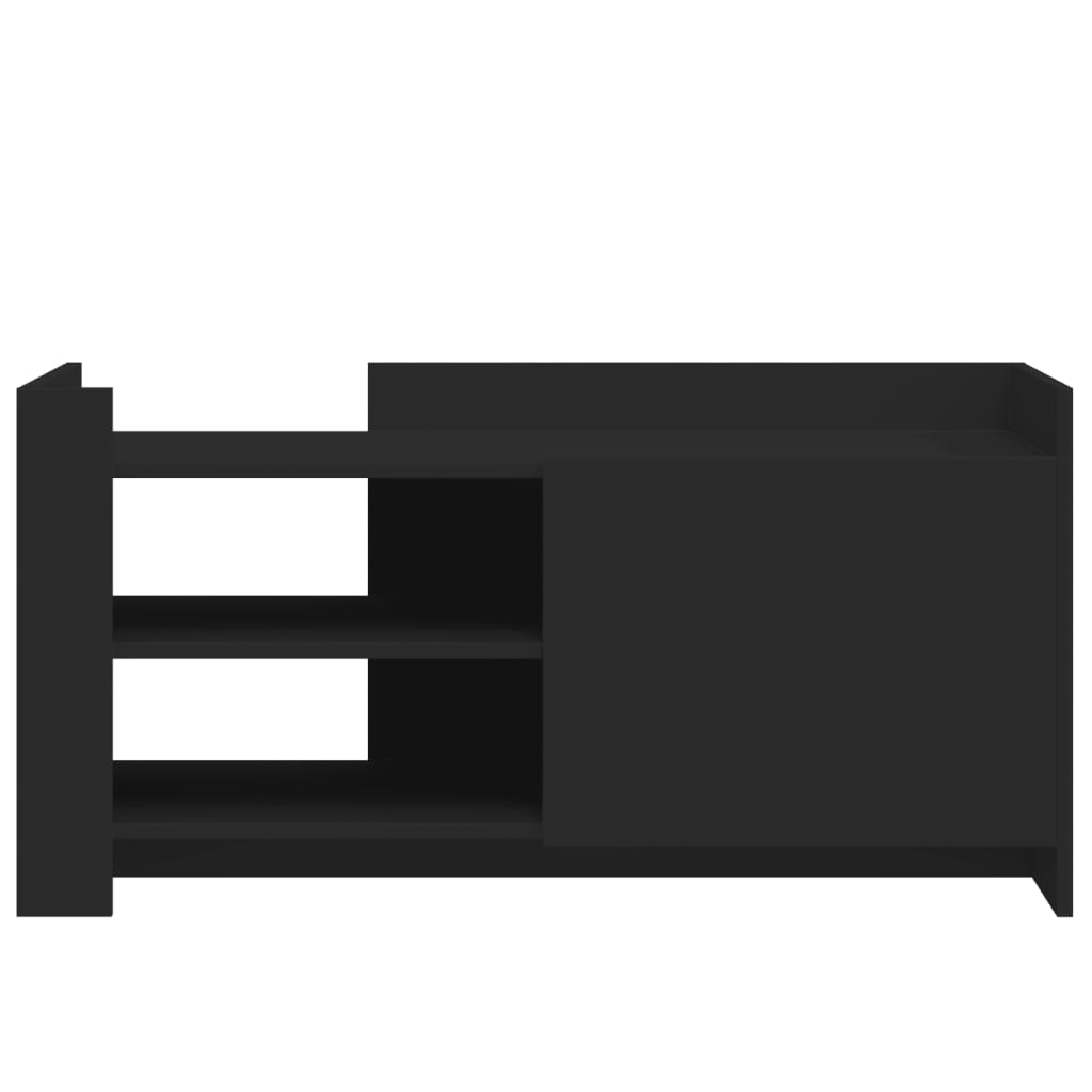 Τραπεζάκι Σαλονιού Μαύρο 100x50x50 εκ. Επεξεργασμένο Ξύλο