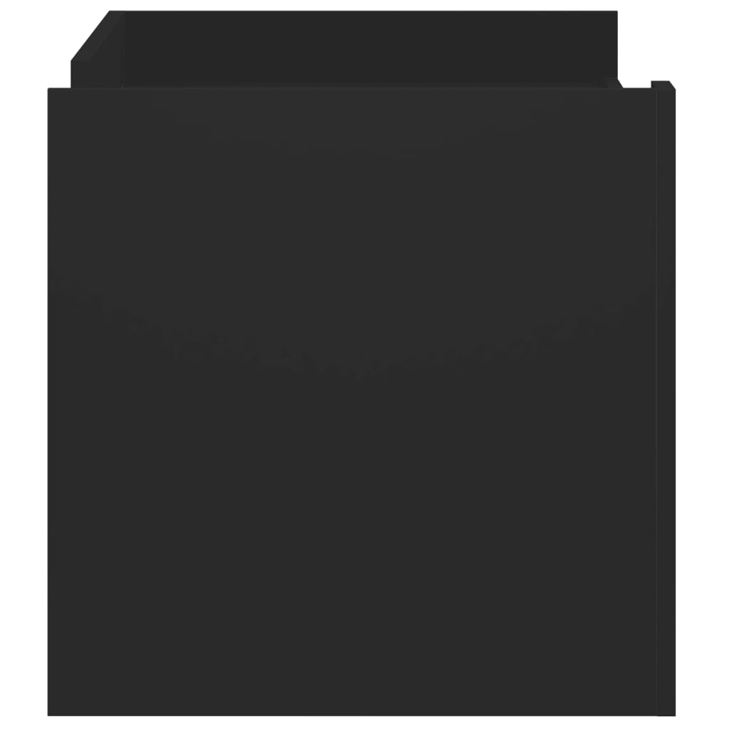 Τραπεζάκι Σαλονιού Μαύρο 100x50x50 εκ. Επεξεργασμένο Ξύλο