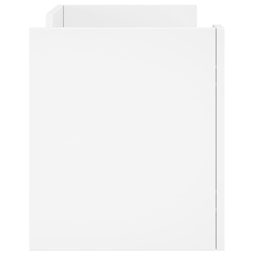 Έπιπλο Τηλεόρασης Λευκό 80x35x40 εκ. Επεξεργασμένο Ξύλο - Pakobazaar