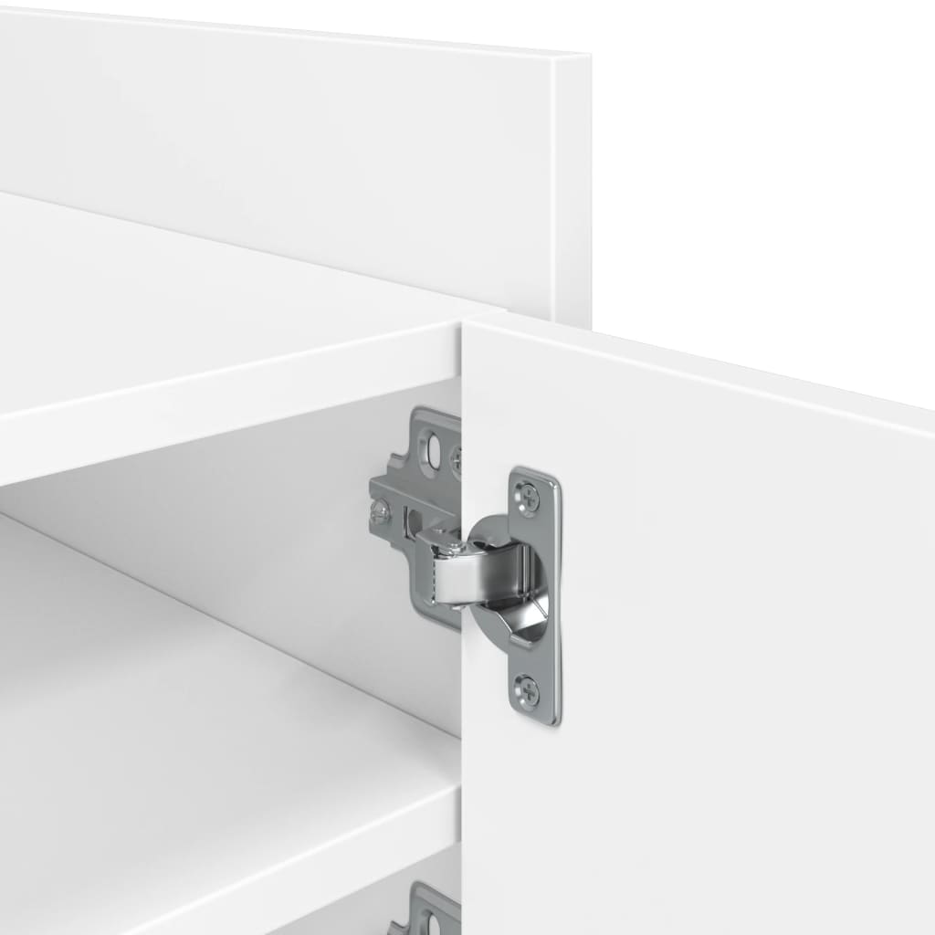 Έπιπλο Τηλεόρασης Λευκό 80x35x40 εκ. Επεξεργασμένο Ξύλο - Pakobazaar