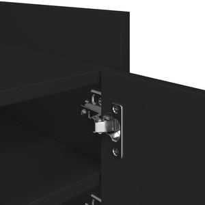 Έπιπλο Τηλεόρασης Μαύρο 80x35x40 εκ. Επεξεργασμένο Ξύλο