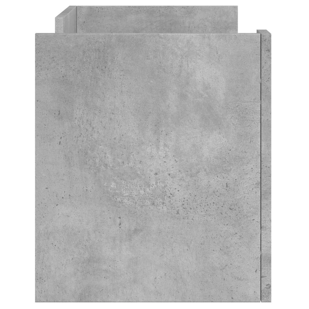 Έπιπλο Τηλεόρασης Γκρι Σκυρ. 80x35x40 εκ. Επεξ. Ξύλο