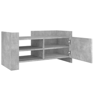 Έπιπλο Τηλεόρασης Γκρι Σκυρ. 80x35x40 εκ. Επεξ. Ξύλο