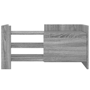 Έπιπλο Τηλεόρασης Γκρι Sonoma 80x35x40 εκ. από Επεξεργ. Ξύλο