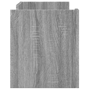 Έπιπλο Τηλεόρασης Γκρι Sonoma 80x35x40 εκ. από Επεξεργ. Ξύλο