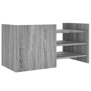 Έπιπλο Τηλεόρασης Γκρι Sonoma 80x35x40 εκ. από Επεξεργ. Ξύλο