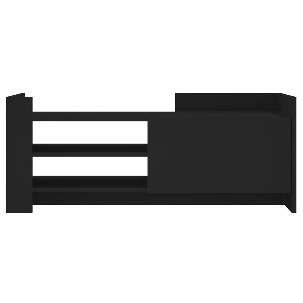 Έπιπλο Τηλεόρασης Μαύρο 100 x 35 x 40 εκ. Επεξ. Ξύλο