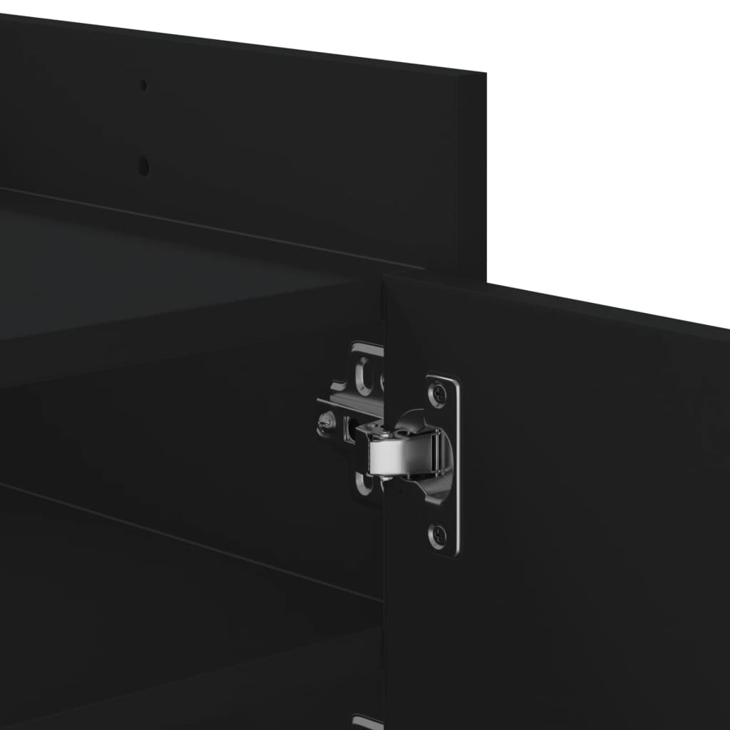 Έπιπλο Τηλεόρασης Μαύρο 100 x 35 x 40 εκ. Επεξ. Ξύλο