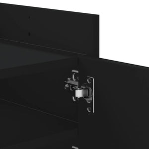 Έπιπλο Τηλεόρασης Μαύρο 100 x 35 x 40 εκ. Επεξ. Ξύλο