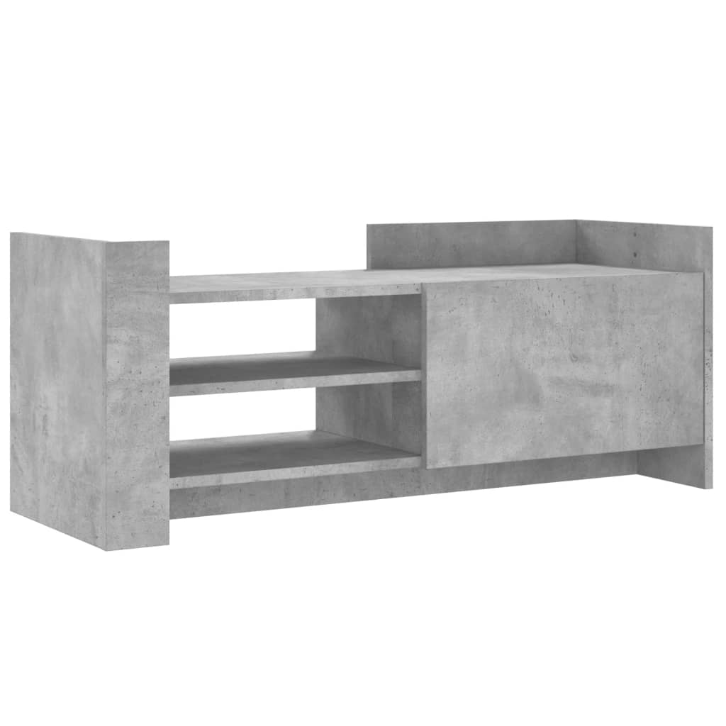 Έπιπλο Τηλεόρασης Γκρι Σκυρ. 100x35x40 εκ. Επεξ. Ξύλο