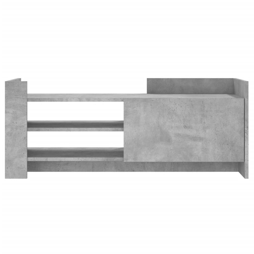Έπιπλο Τηλεόρασης Γκρι Σκυρ. 100x35x40 εκ. Επεξ. Ξύλο