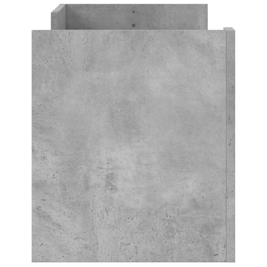 Έπιπλο Τηλεόρασης Γκρι Σκυρ. 100x35x40 εκ. Επεξ. Ξύλο