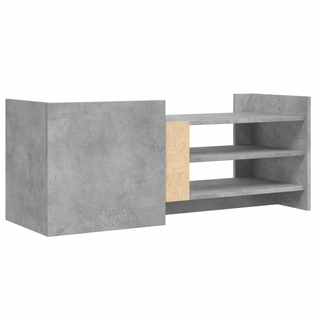 Έπιπλο Τηλεόρασης Γκρι Σκυρ. 100x35x40 εκ. Επεξ. Ξύλο