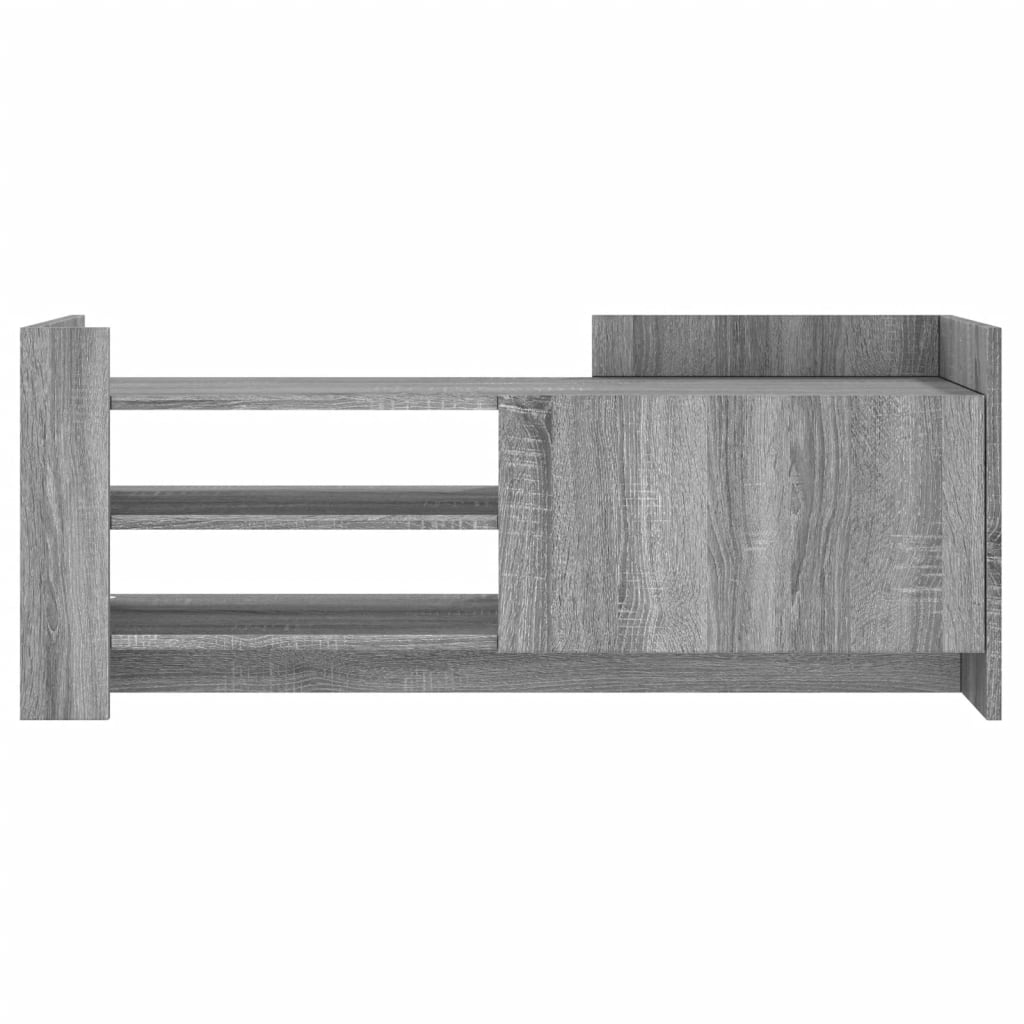Έπιπλο Τηλεόρασης Γκρι Sonoma 100x35x40 εκ. από Επεξεργ. Ξύλο
