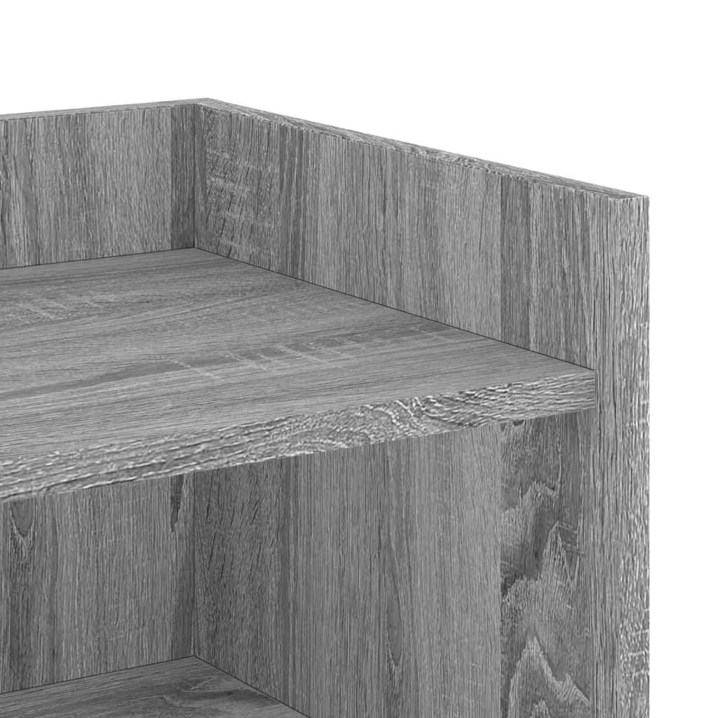 Ραφιέρα Γκρι Sonoma 45x35x75 εκ. από Επεξεργασμένο Ξύλο