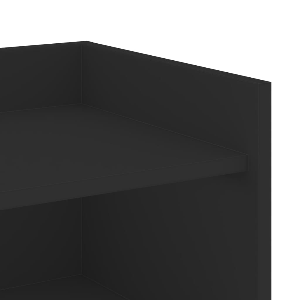 Ντουλάπι Μαύρο 73,5x35x75 εκ. από Επεξεργασμένο Ξύλο - Pakobazaar