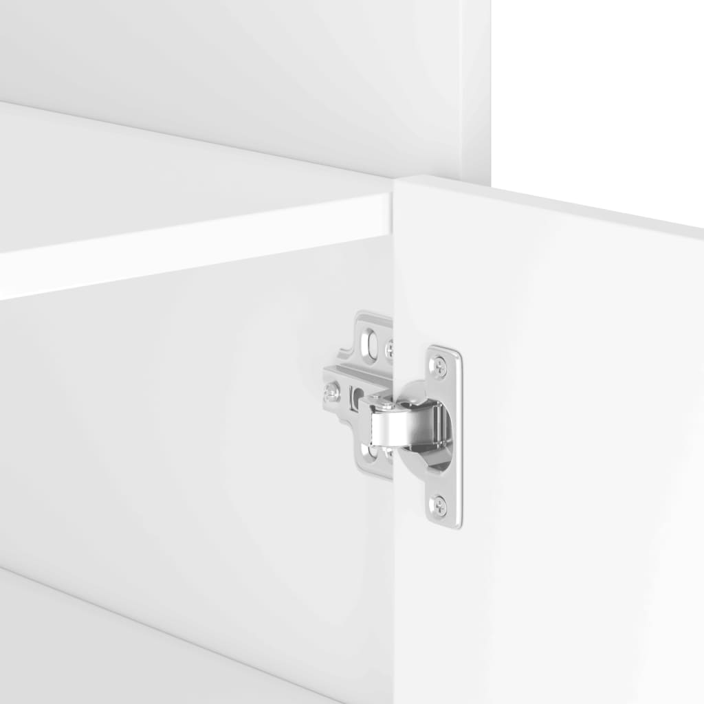 Συρταριέρα Λευκή 45x35x75 εκ. από Επεξεργασμένο Ξύλο - Pakobazaar