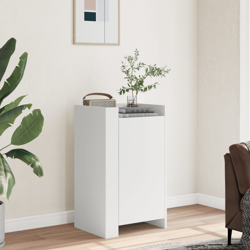 Συρταριέρα Λευκή 45x35x75 εκ. από Επεξεργασμένο Ξύλο - Pakobazaar