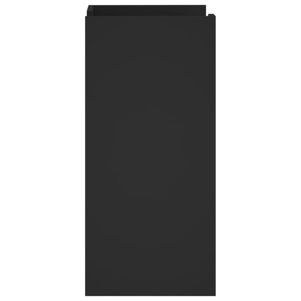 Συρταριέρα Μαύρη 45x35x75 εκ. από Επεξεργασμένο Ξύλο - Pakobazaar