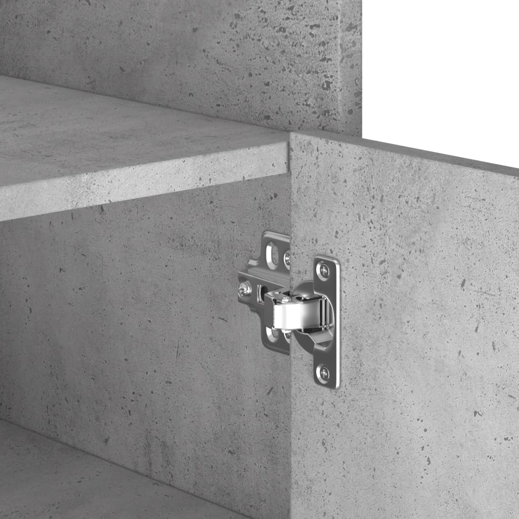 Συρταριέρα Γκρι Σκυροδ. 45x35x75 εκ. από Επεξεργασμένο Ξύλο - Pakobazaar