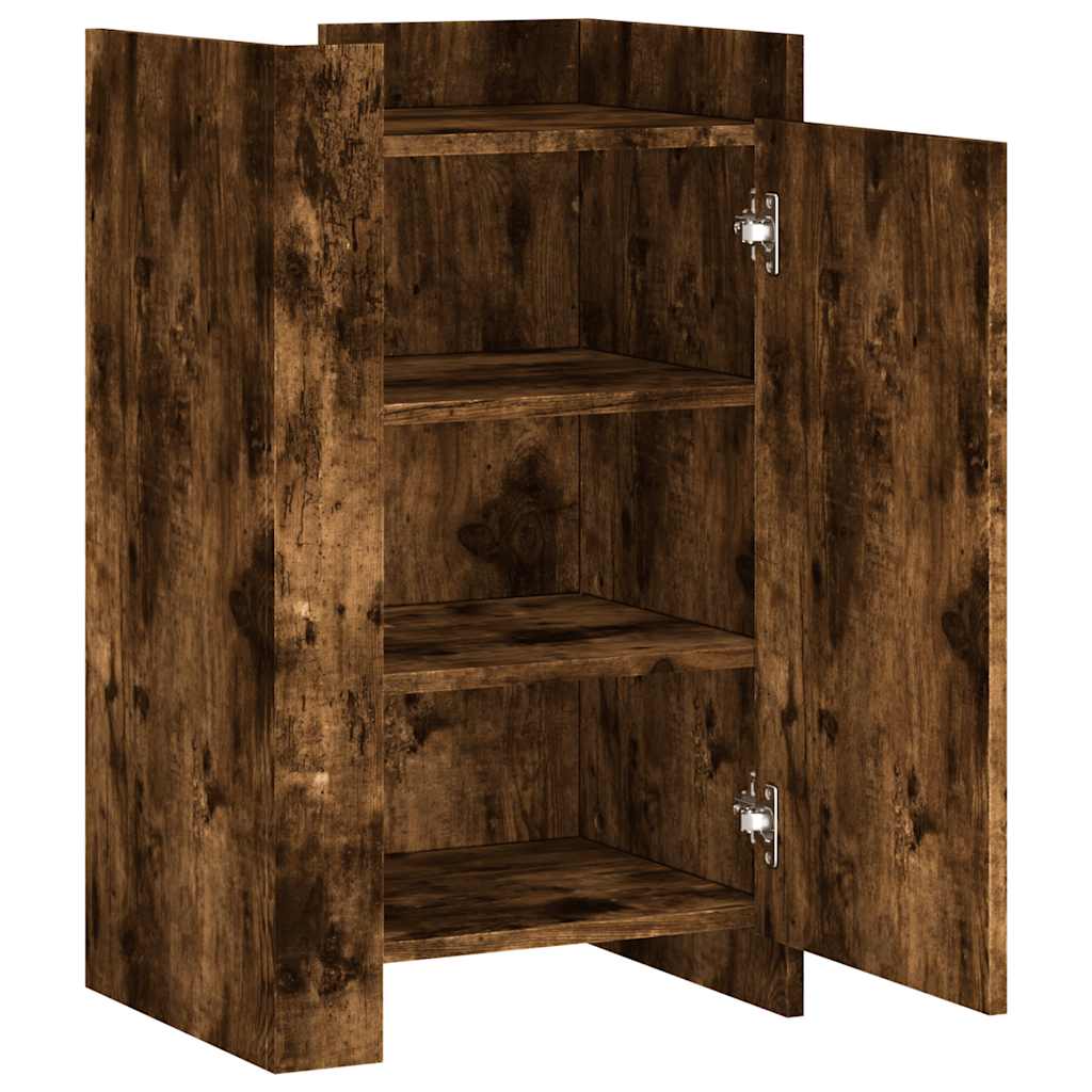 Συρταριέρα Καπνιστή Δρυς 45x35x75 εκ. από Επεξεργ. Ξύλο