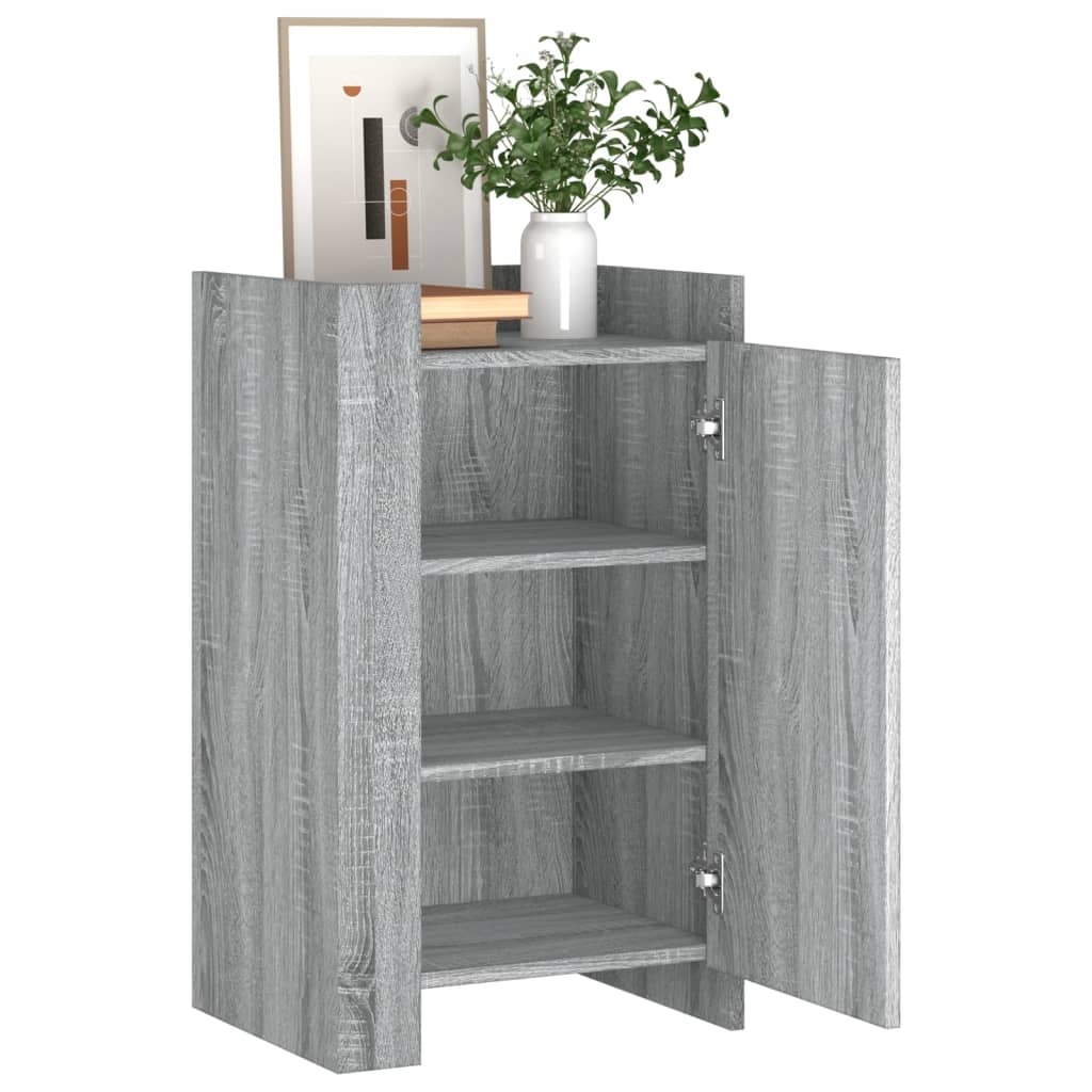 Ραφιέρα Γκρι Sonoma 45x35x75 εκ. από Επεξεργασμένο Ξύλο