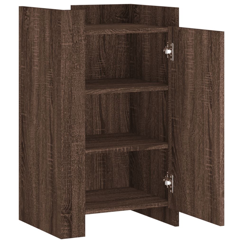 Μπουφές Καφέ Δρυς 45x35x75 εκ. από Επεξεργασμένο Ξύλο