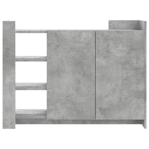 Ντουλάπι Γκρι Σκυρ. 100x35x75 εκ. από Επεξεργασμένο Ξύλο