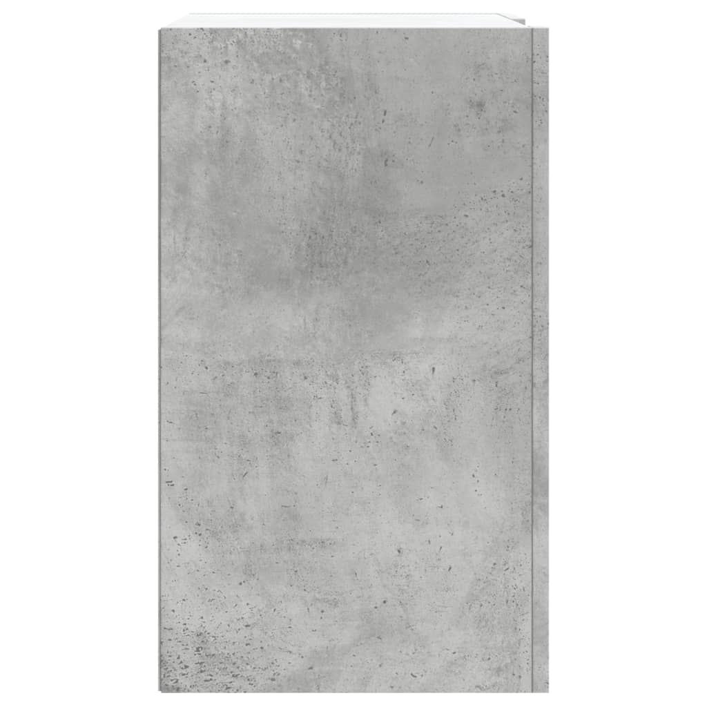Ντουλάπι Τοίχου Γκρι Σκυρ. 75x35x60 εκ. Επεξεργασμένο Ξύλο - Pakobazaar