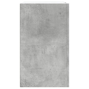 Ντουλάπι Τοίχου Γκρι Σκυρ. 75x35x60 εκ. Επεξεργασμένο Ξύλο - Pakobazaar